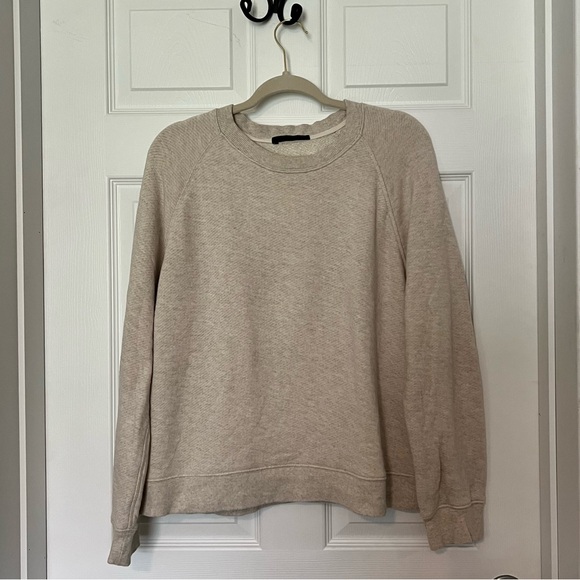 Jenni Kayne Saturday Sweatshirt in Oatmeal - Size L - Picture 2 of 5